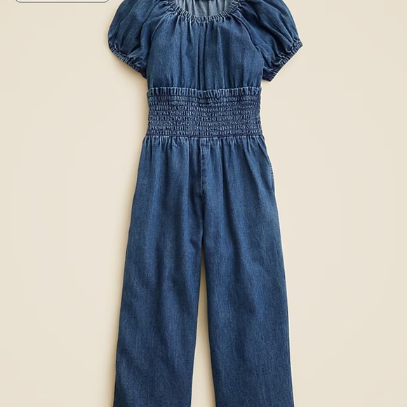 J. Crew Kids Indigo Jumpsuit - Picture 2 of 3